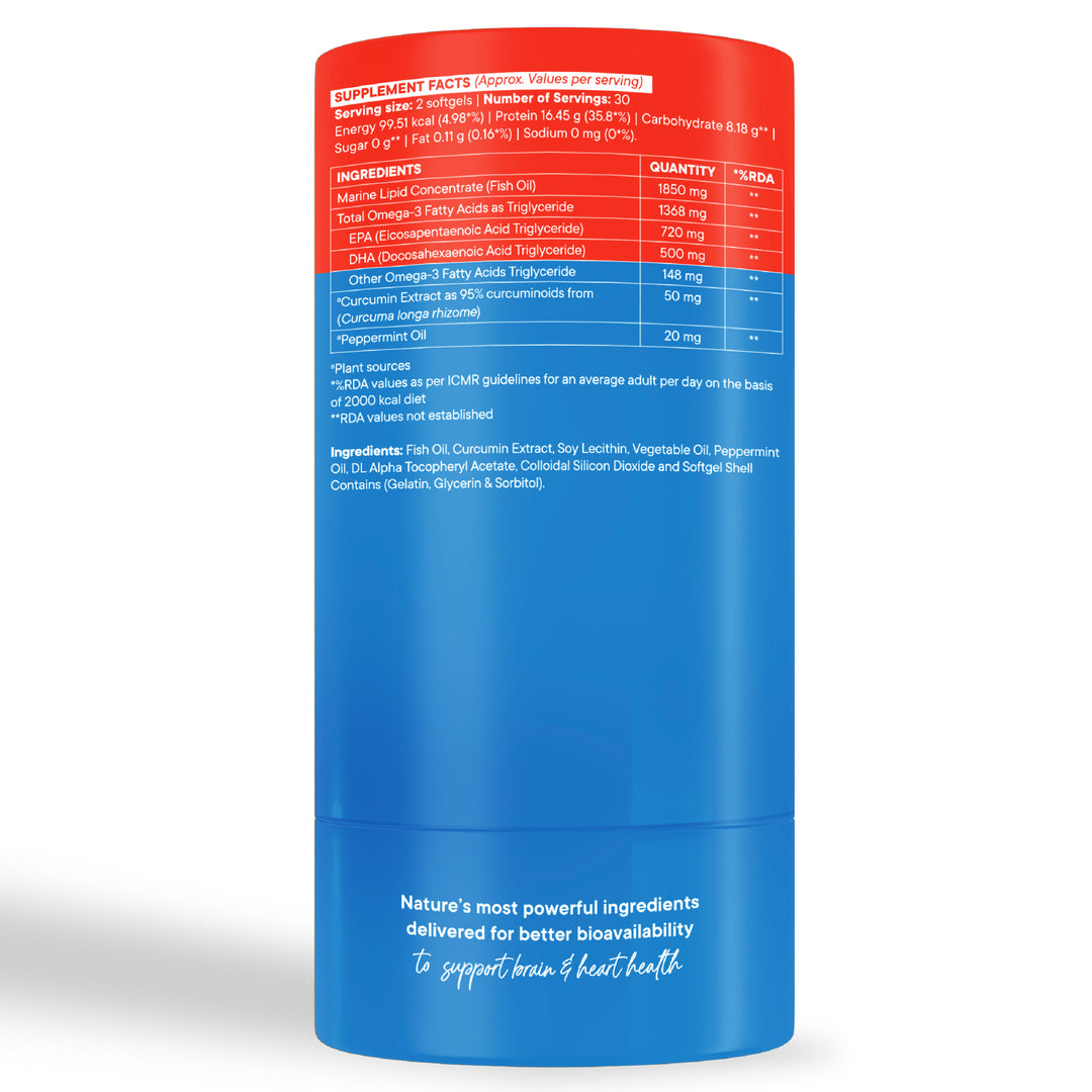 4x Strength Omega 3 Fish Oil