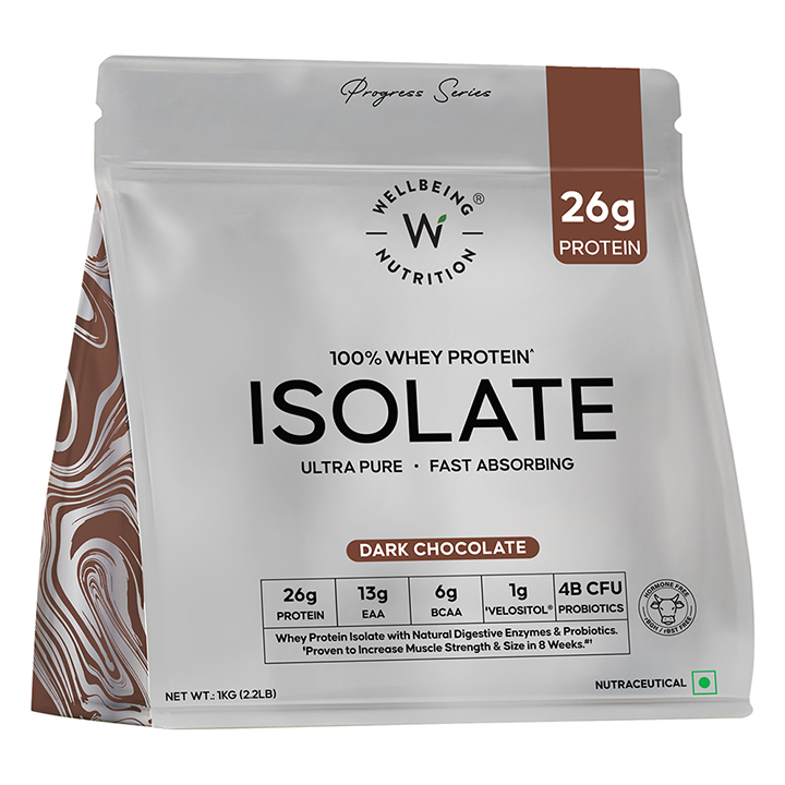 Whey protein isolate dark chocolate