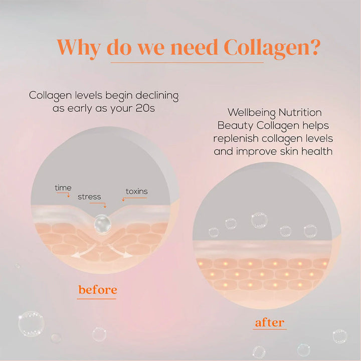 Beauty Korean Marine Collagen Peptides- Mango Peach Flavor
