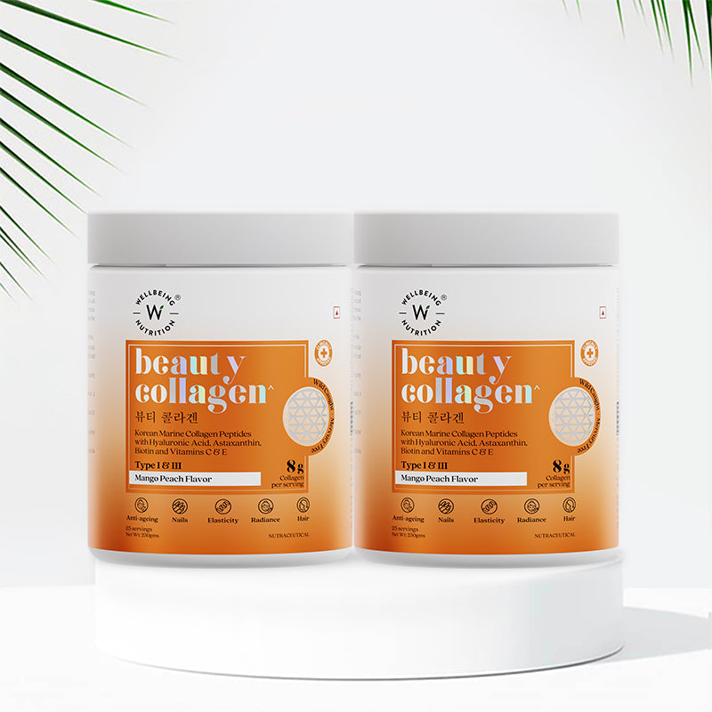 Beauty Korean Marine Collagen Peptides- Mango Peach Flavor